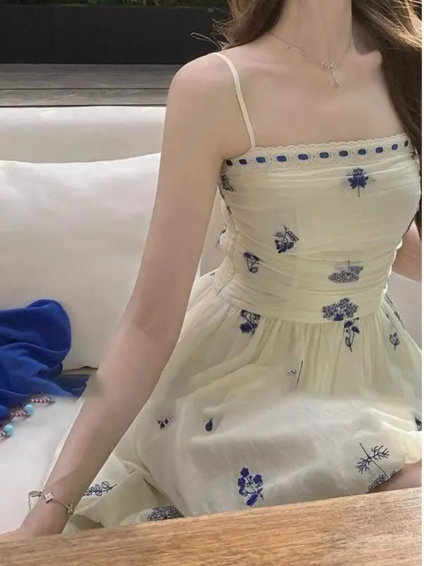 

Летний комплект для похудения: кардиган с цветочным принтом и юбка А-силуэта с высокой талией, в корейском стиле, для повседневной носки, из полиэстера