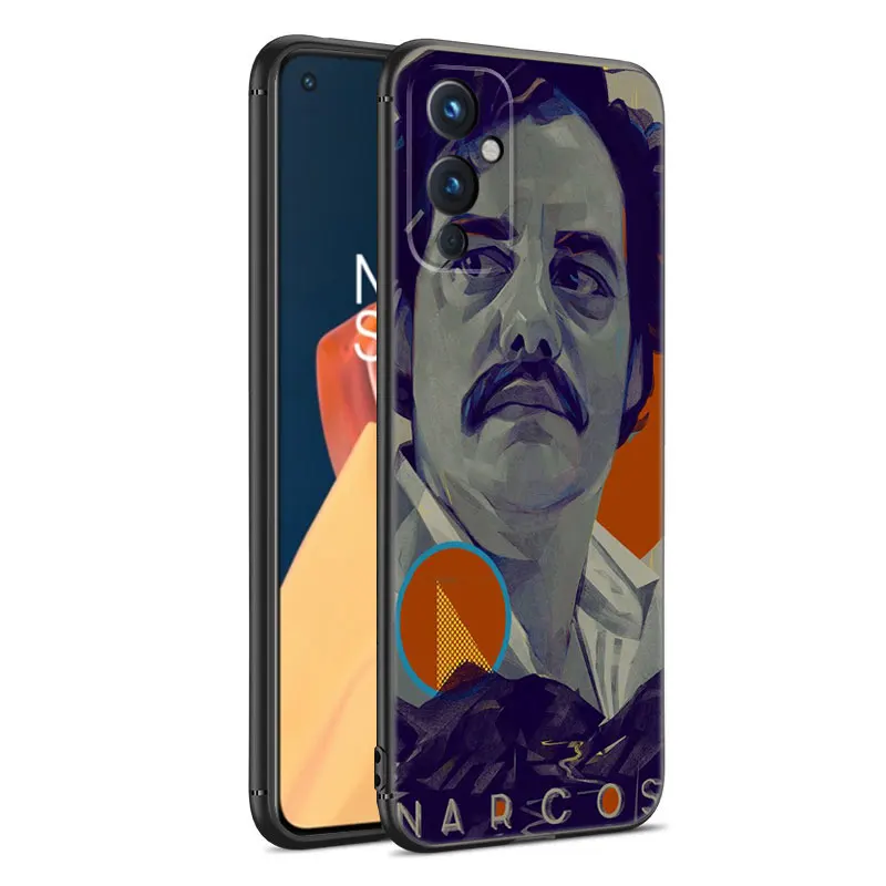 Narcos TV Series Pablo Escobar Black Phone Case For OnePlus 9 10 11 12 ACE 2V Pro 9RT 10T 10R Nord CE 2 3 Lite N10 N20 N30 5G