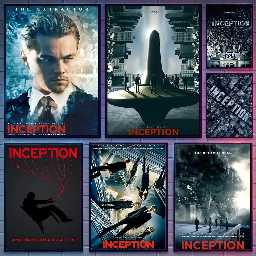 movie Inception HD Poster Anime Aesthetic Wall Art For Game Anime Lovers Bedroom Gaming Room Decor Ideal Gift