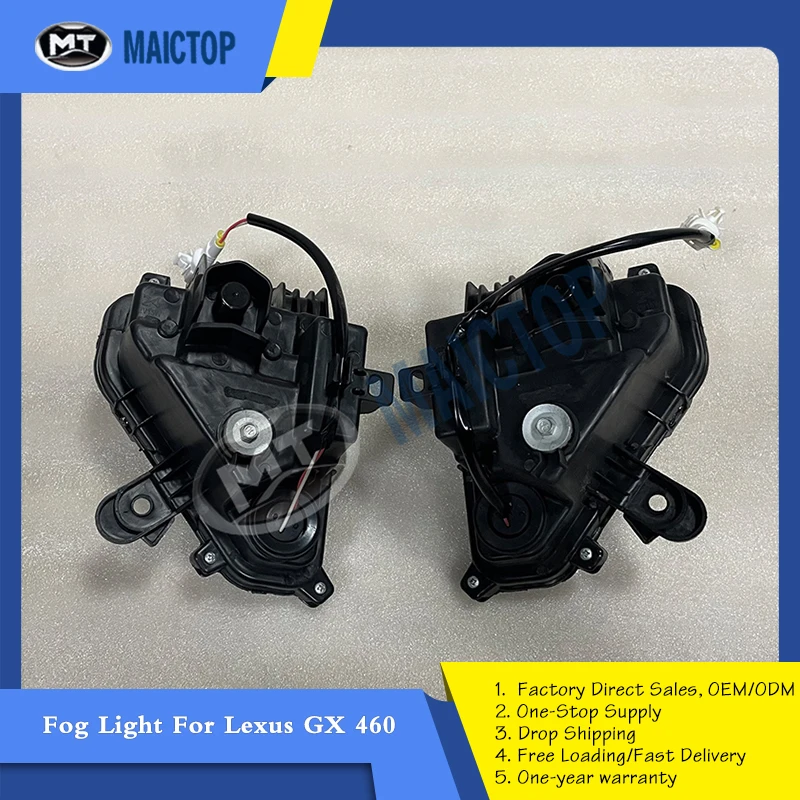 12V Premium High Visibility Driving Lights Fog Lamps Assembly Fog Light for Lexus GX 460