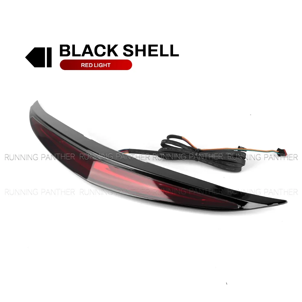 جديد لهوندا Goldwing الذهب الجناح GL1800 GL 1800 2021 2022 2023 دراجة نارية ABS الجذع المفسد LED الأحمر الخلفي الفرامل ضوء بدوره إشارة