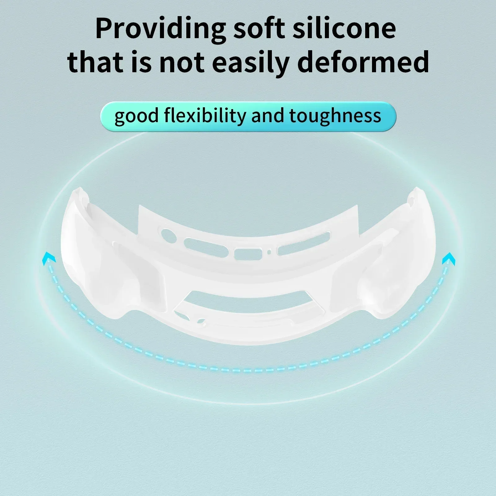 Anbernic คอนโซลเกมปลอกซิลิโคน RG405M มือจับแบบยึดที่เข้ากันได้กับมือจับดีไซน์หลายพอร์ต