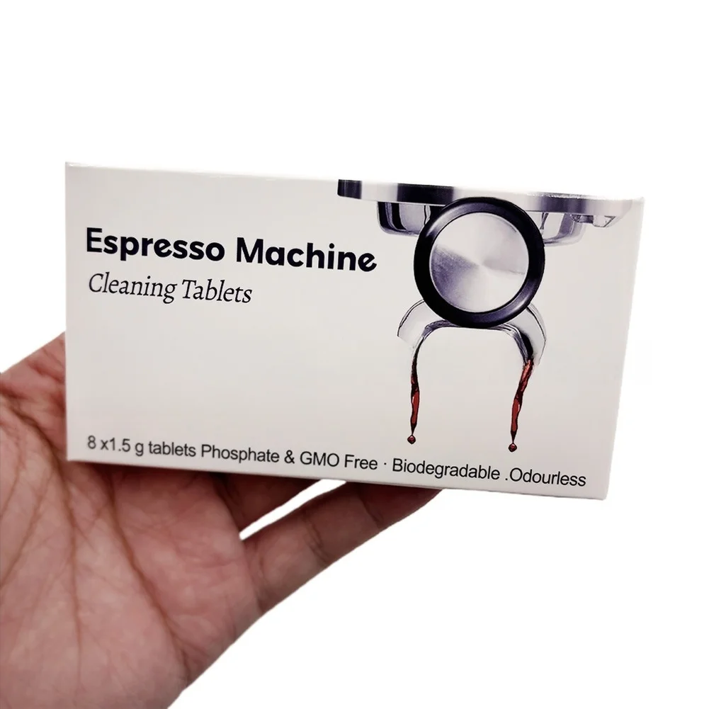 Gentle biodegradable descaling tablets for Breville coffee machines cleans oils and scale without harsh chemicals 8 tablets