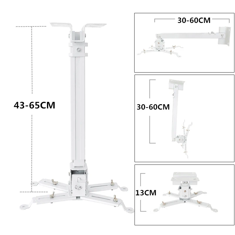 Universal Projector Bracket Full HD Projector Stand Ceiling Mount Wall Holder Hanging Bracket Holder Stand