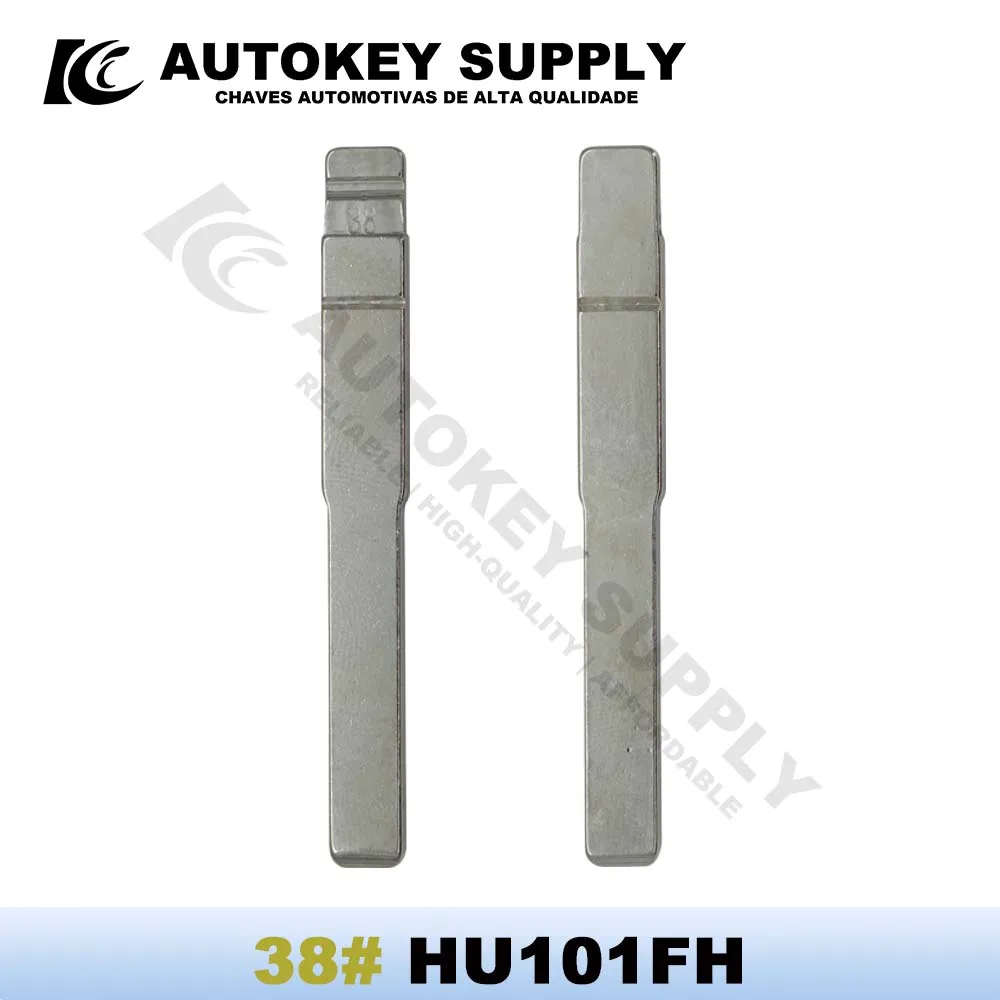 

5PCS/10PCS KD VVDI 38# HU101FH Key Blade Replacement Uncut Blank For Ford
