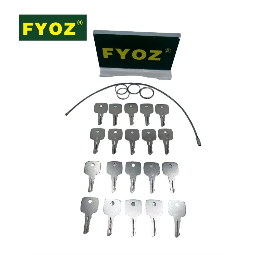 20PCS Ignition Keys For John Deere Tractor Combine Loader AT195302 AT145929 AR51481 Part