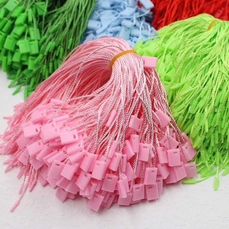 200PCS/Lot Clothing Tag Rope Cords Polyester Hanging Tablets For Garment Bag Toys Tags Cards, DIY Clothing Lables Accessories