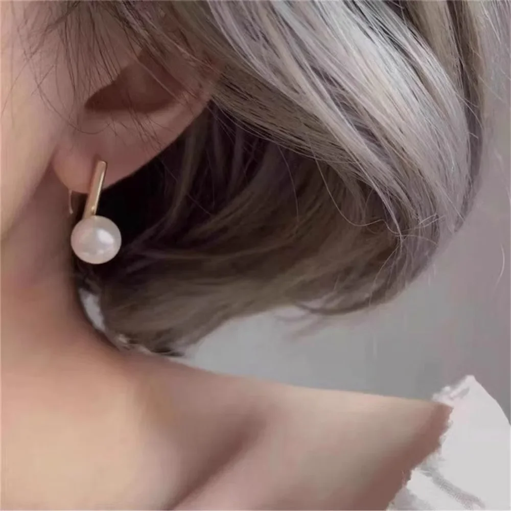 925 Stamped Alloy Gold Plating Pearl Earrings Setting DIY Jewelry Findings, Craft Supplies Handmade Earrings Accessory No Pearl