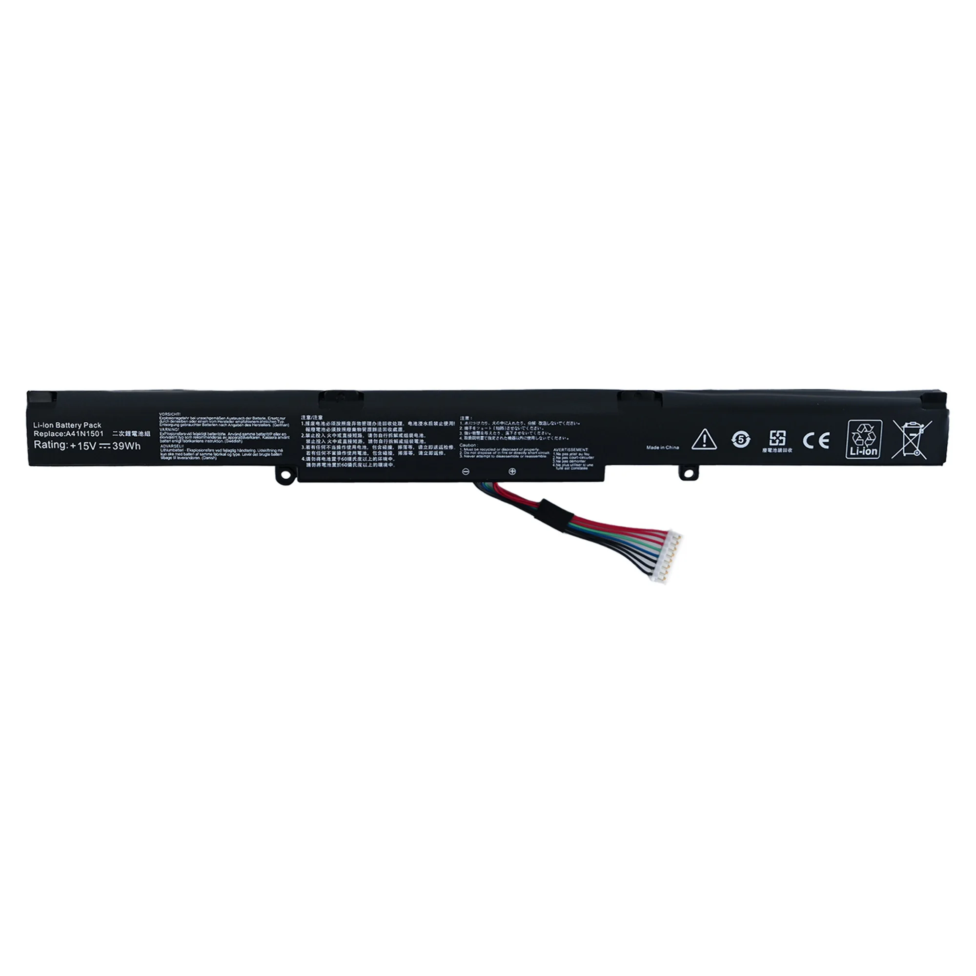 A41N1501 Laptop Battery for ASUS GL752VW GL752VL GL752JW N552V N552VW N552VX N752V N752VW N752VX ZX70V ZX70VW FX71PRO 48WH