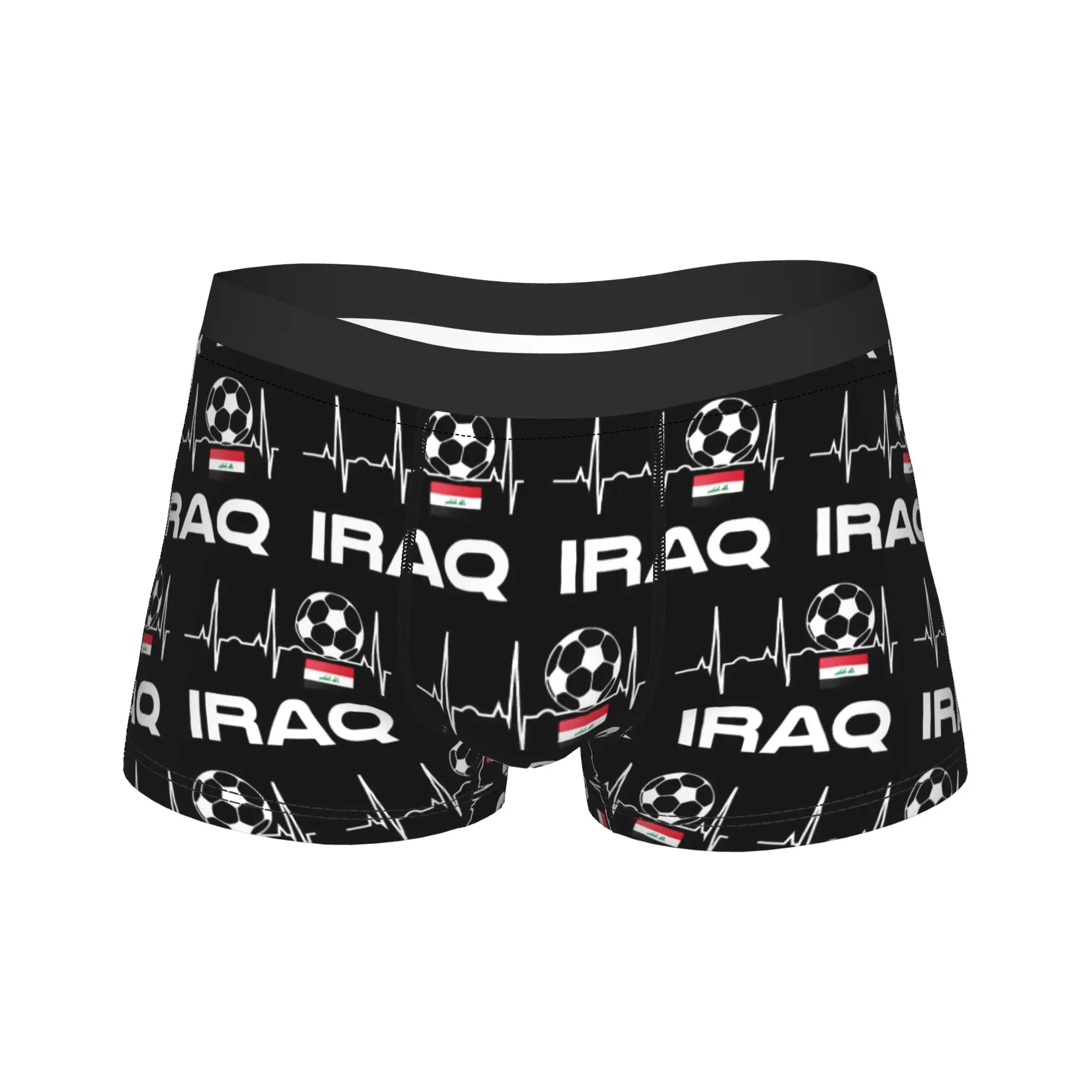 

Men Iraq Flag Boxers Briefs,Smooth Underwear Underpants