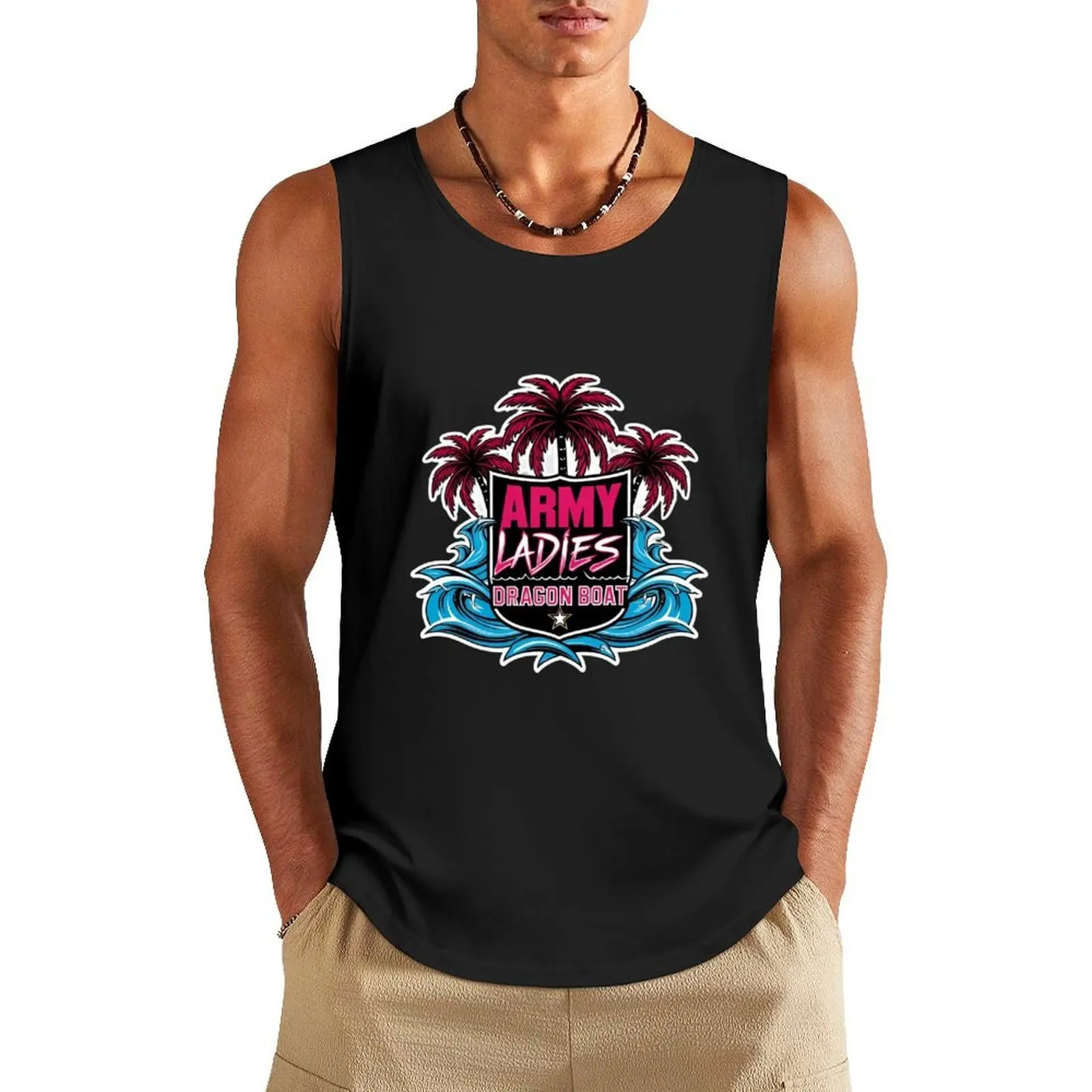 

Chantanas Cali Vibe Tank Top sports suits anime top Clothing
