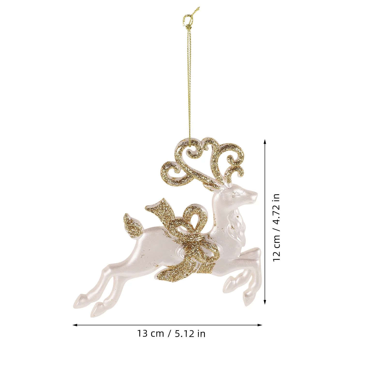 الحلي الرنة لشجرة عيد الميلاد التألق معلقة الغزلان ديكور عيد الميلاد عطلة حفلة داخلي في الهواء الطلق البريق رفع احتفالي