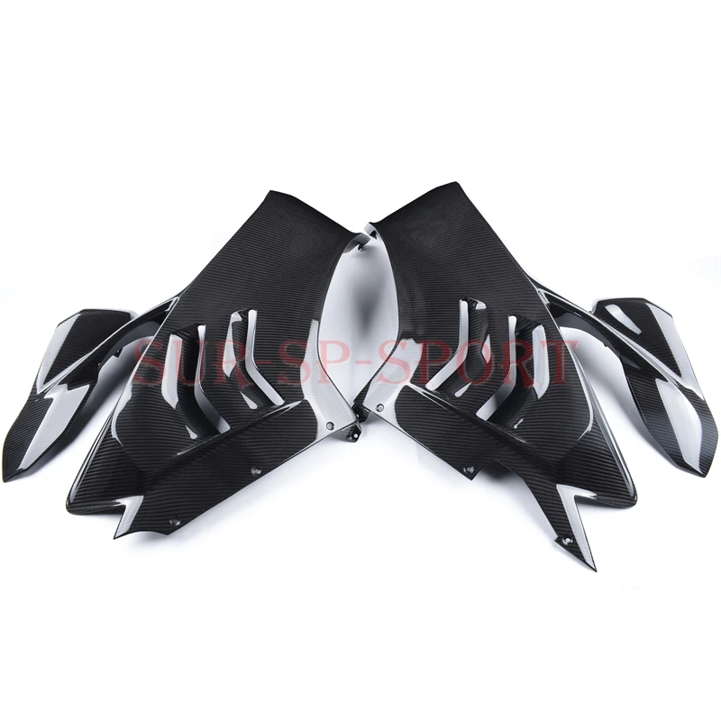 Large Side Panels Cowlings Fairing For Ducati Panigale V4 V4R 2020 2021  Full Carbon Fiber 100%