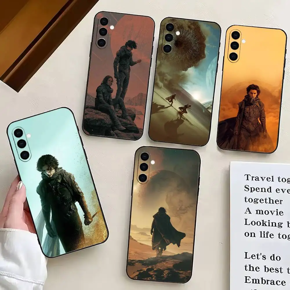 D-D-une-e Power Telefoon Case Voor Samsung Galaxy A73,A72,A71,A70,A53,A52,A51,Anderen Zachte Zwarte Cover