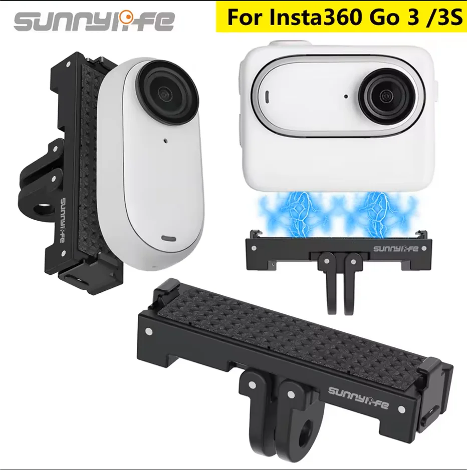 Soporte Magnético Sunnylife pa - Insta360 Camera Go 3 reseña y precio