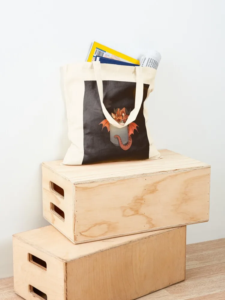 Coffee Dragon Tote Bag Customizable tote bag Women's bags handbag Women's shopping bag