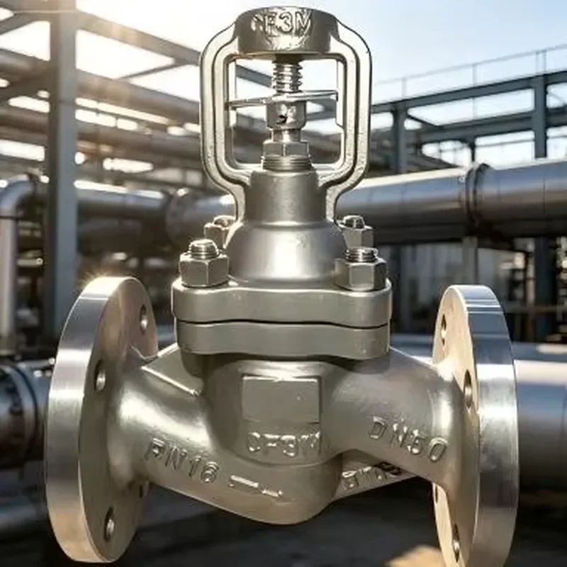 Stainless Steel Globe Valve Bellows Seal 316L/304/CF8M/CF3/17-4PH 1