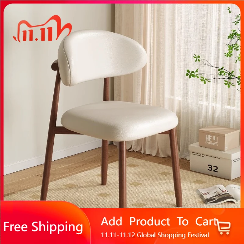 

Nordic Luxury Dining Chairs Outdoor Bedroom Designer Barber Dining Chairs Creative Party Lazy Stoel Wood Muebles Home Furniture