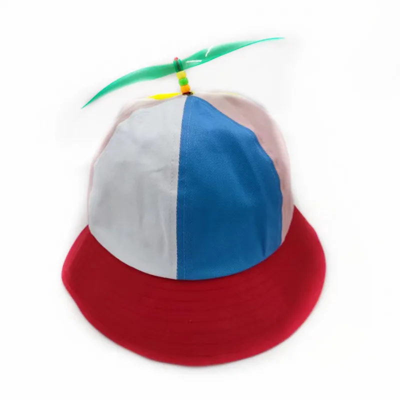 20 Farben Lustiger Propeller Regenbogen-Hubschrauber-Baseballkappe Größe S&L Unisex Kinder Teenager Kleine Köpfe Zylinder für Männer Frauen – Detail 32