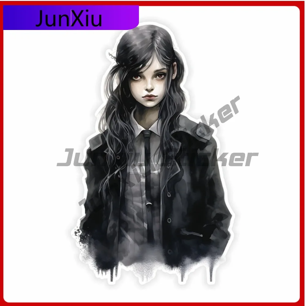 

Gothic Girl Decals Waterproof Vinyl Sticker Custom Decal Suv Car Decals Jdm Bike Accessories Rv Bumper Moto Mirror Sticker Decor