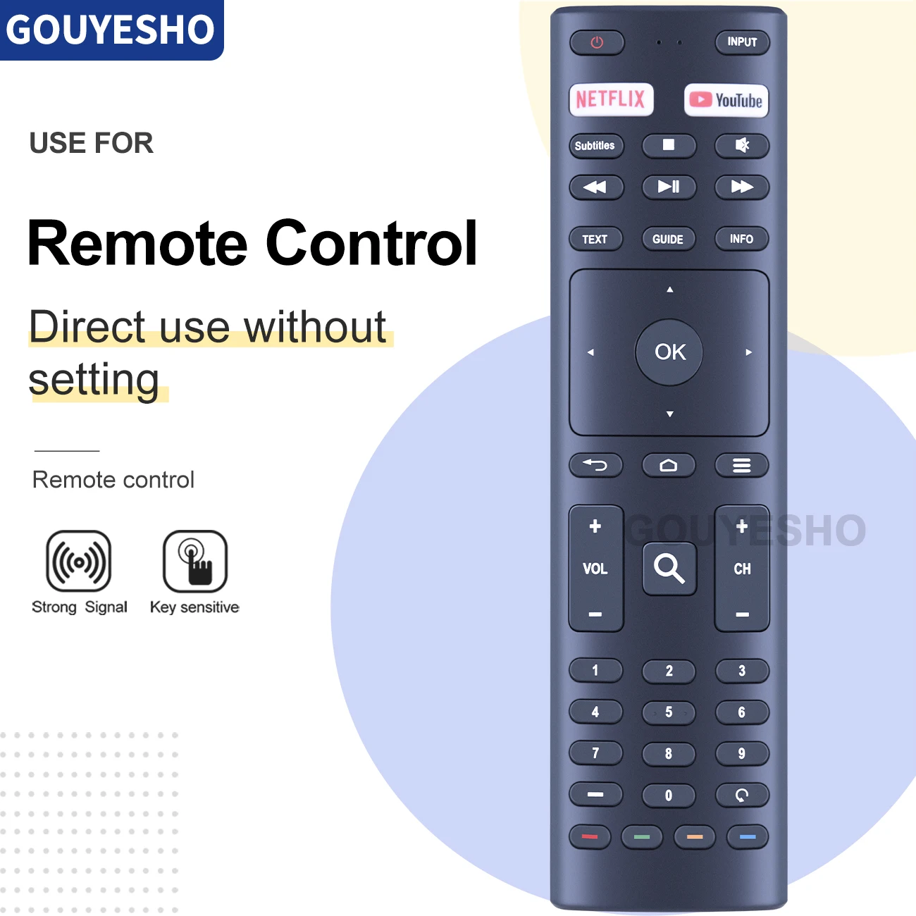 New Remote Control for MARQ konka kivi KT1942 Smart LED TV