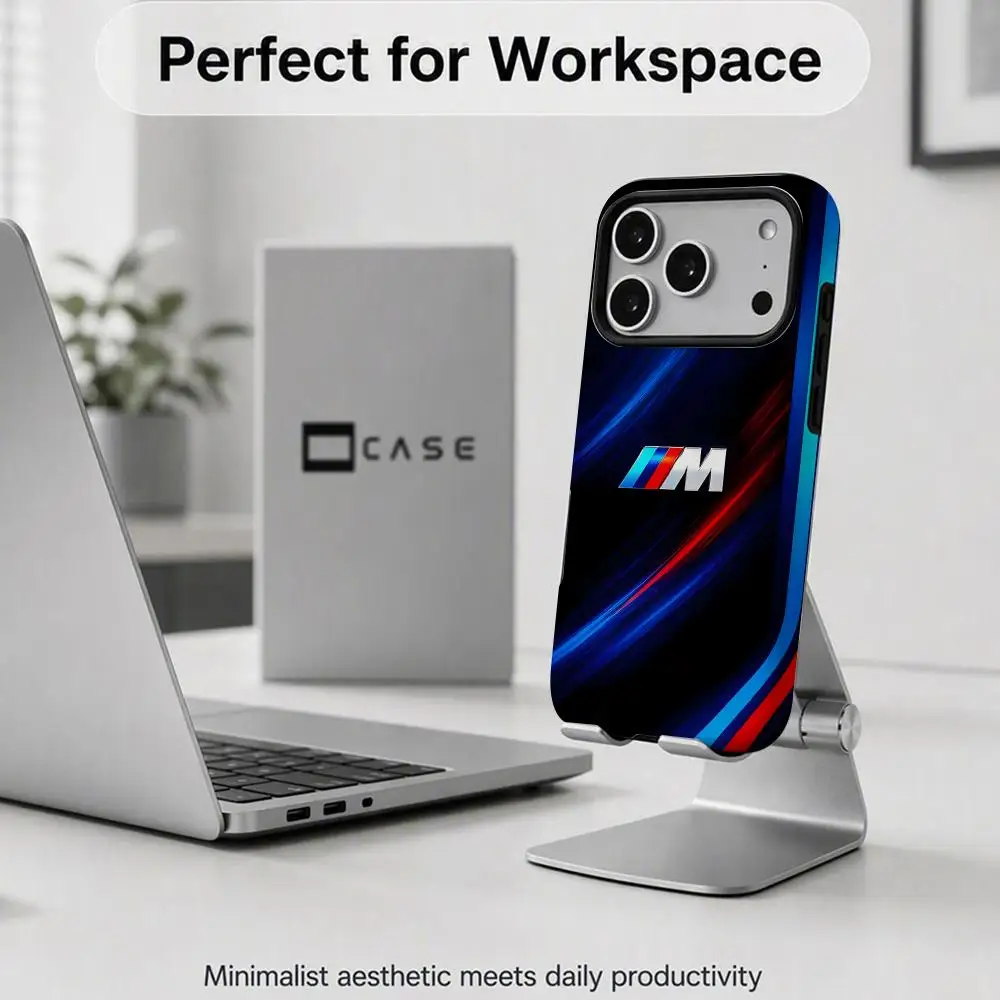 Handyhülle für iPhone 18 17 16 16e 15 14 13 12 Mini 11 Air Pro XS Max XR X Plus Glas Silikonrahmen Blau Rot Auto Rückseitenabdeckung – Detail 6