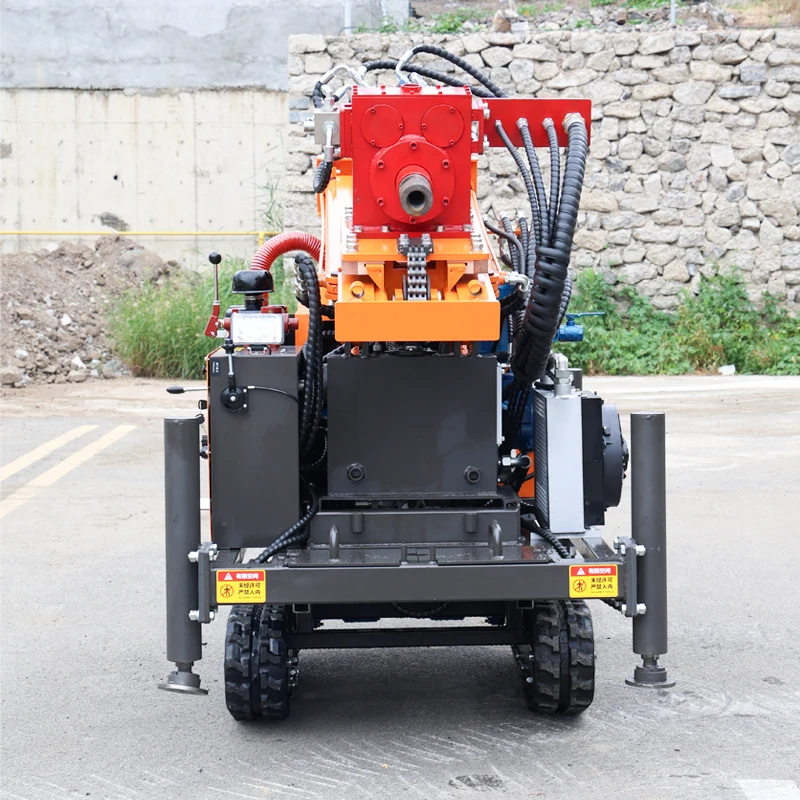 Customized Crawler Rotary Deep Well Drill 200M Diesel Engine Precise Hole Positioning System Water Well Drilling Machine