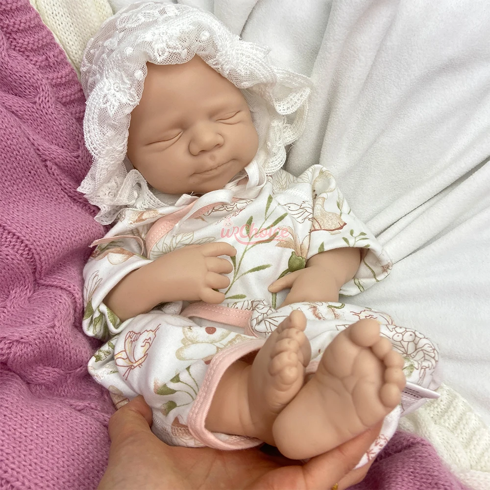 핫 세일 20인치 화이트 스킨 실리콘 리본 베이비 걸/보이 파스칼 핸드메이드 DIY 오픈 마우스 세척 가능 신생아 컬렉션 크리스마스 선물