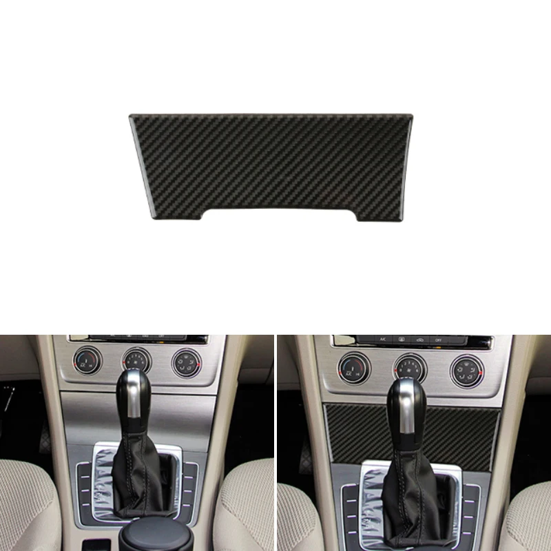 

For VW Golf 7 MK7 VII 2013 2014 2015 2016 2017 Carbon Fiber Center Console Cigarette Lighter Panel Cover Trim