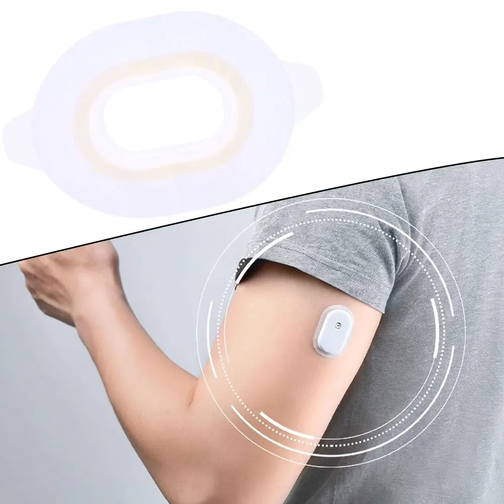 Obrázek 7: Vodotěsný rozhodný nálepka vyztužené lepidlo páska pro sibionics GS1 senzor dynamické krev glukosa monitoring systém zakrýt
