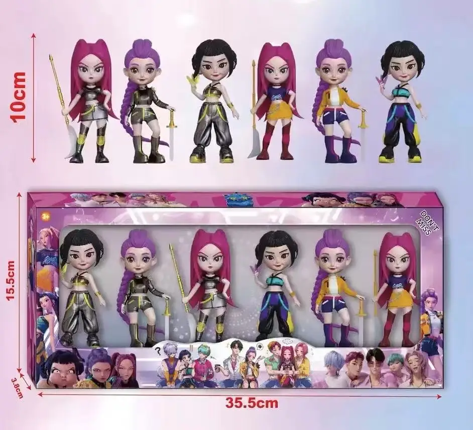 2025 حار أنيمي KPop الشيطان هنتر دمية لعبة من الفينيل رومي ميرا زوي شخصية الفينيل قناع صندوق أعمى حلية لعبة هدية الكريسماس