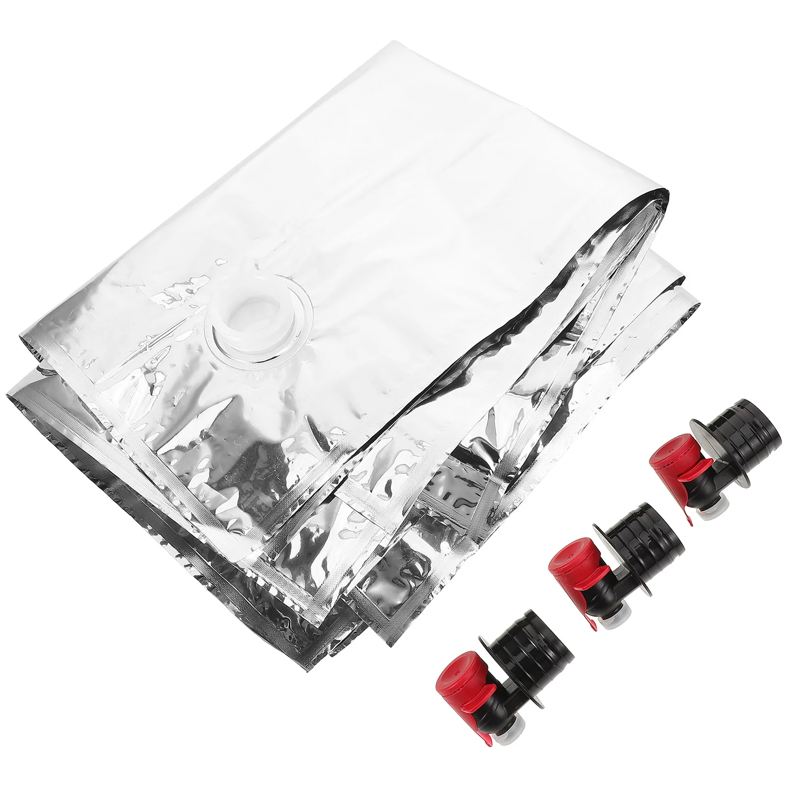 

3Pcs Liquor Pouch with Spout Reusable Wine Bag for Drinks Portable Beverage Dispenser Outdoor Sports Travel Flask