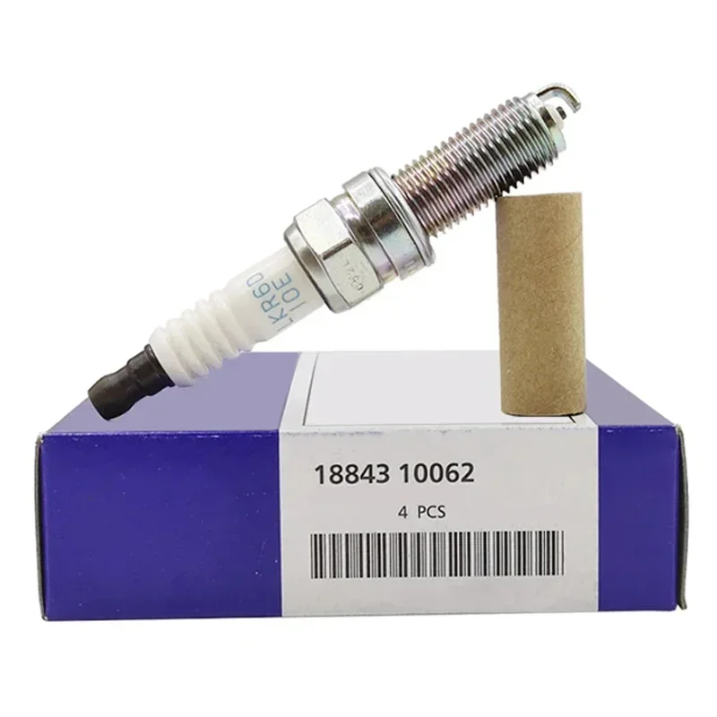 

4/6PCS 18843-10062 LKR6D10E Normal Spark Plug For Hyundai Kia Rio Accent Morning Picanto 1884610062 LKR6D-10E 96569 18843 10062