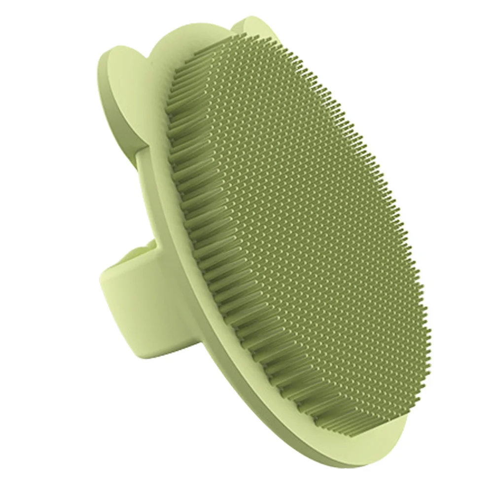 Gentle Silicone Baby Bath Brush Scalp Massager Newborns Exfoliating Body Scrubber Hair Scalp Flexible Portable Shower Easy Clean