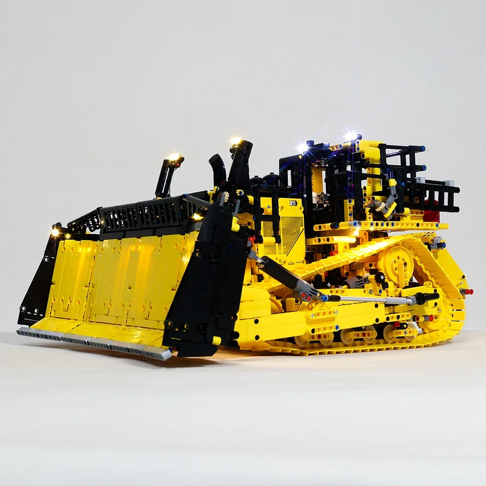 Led ライトキットテクニカル 42131 アプリ制御猫 D11 ブルドーザービルディングブロック DIY セット子供のギフトにはモデルは含まれません