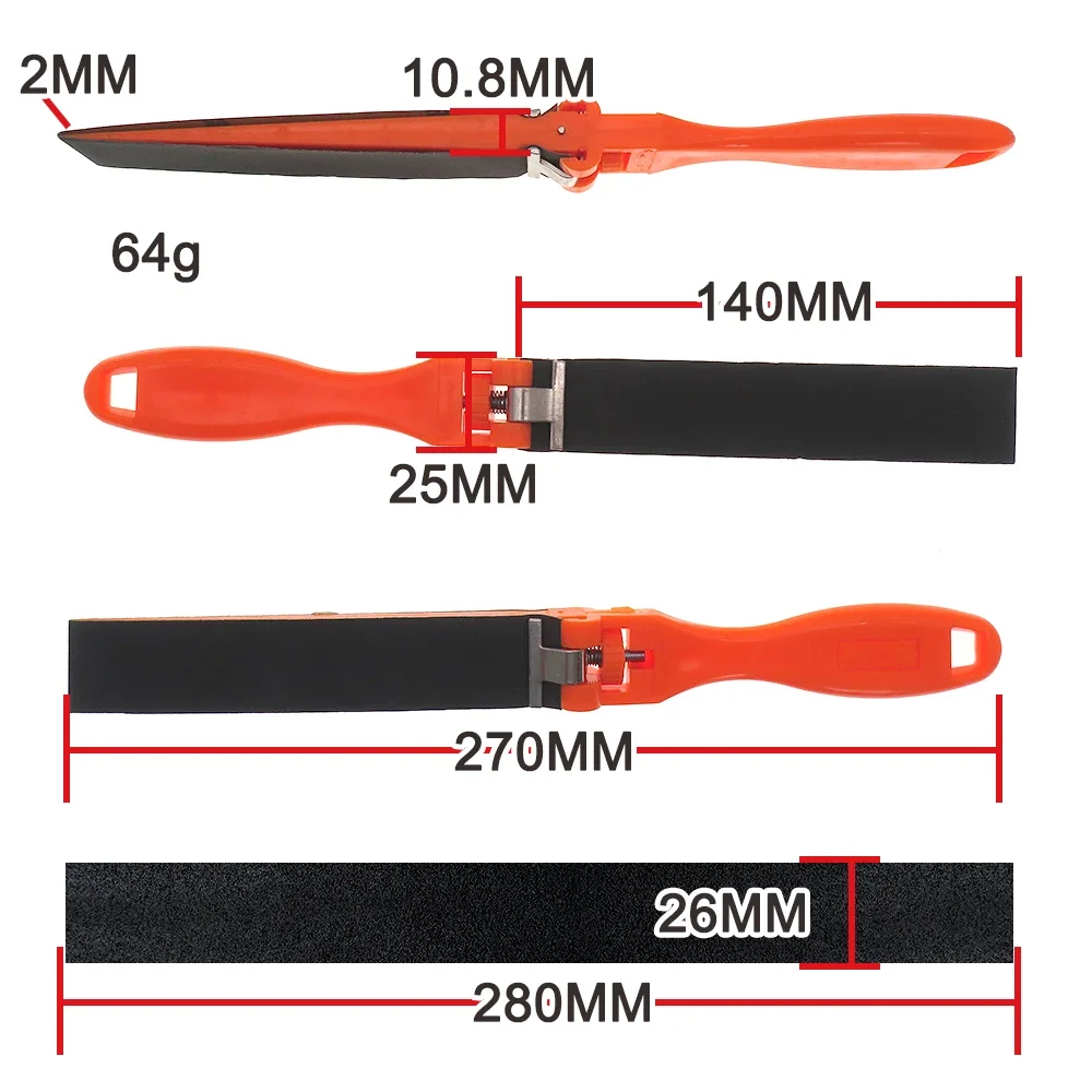 1x Orange Sandpaper Holder - Jewelry Polishing Round Shape Square Inside The Ring Grinding Bracelet Tools For DIY Jewelry Making