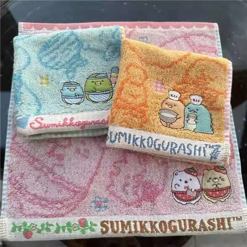 New Cute Sumikkogurashi Kids Cotton Fabric Baby Snuggle Security Small Blanket Newborn Reassure Towels for Children