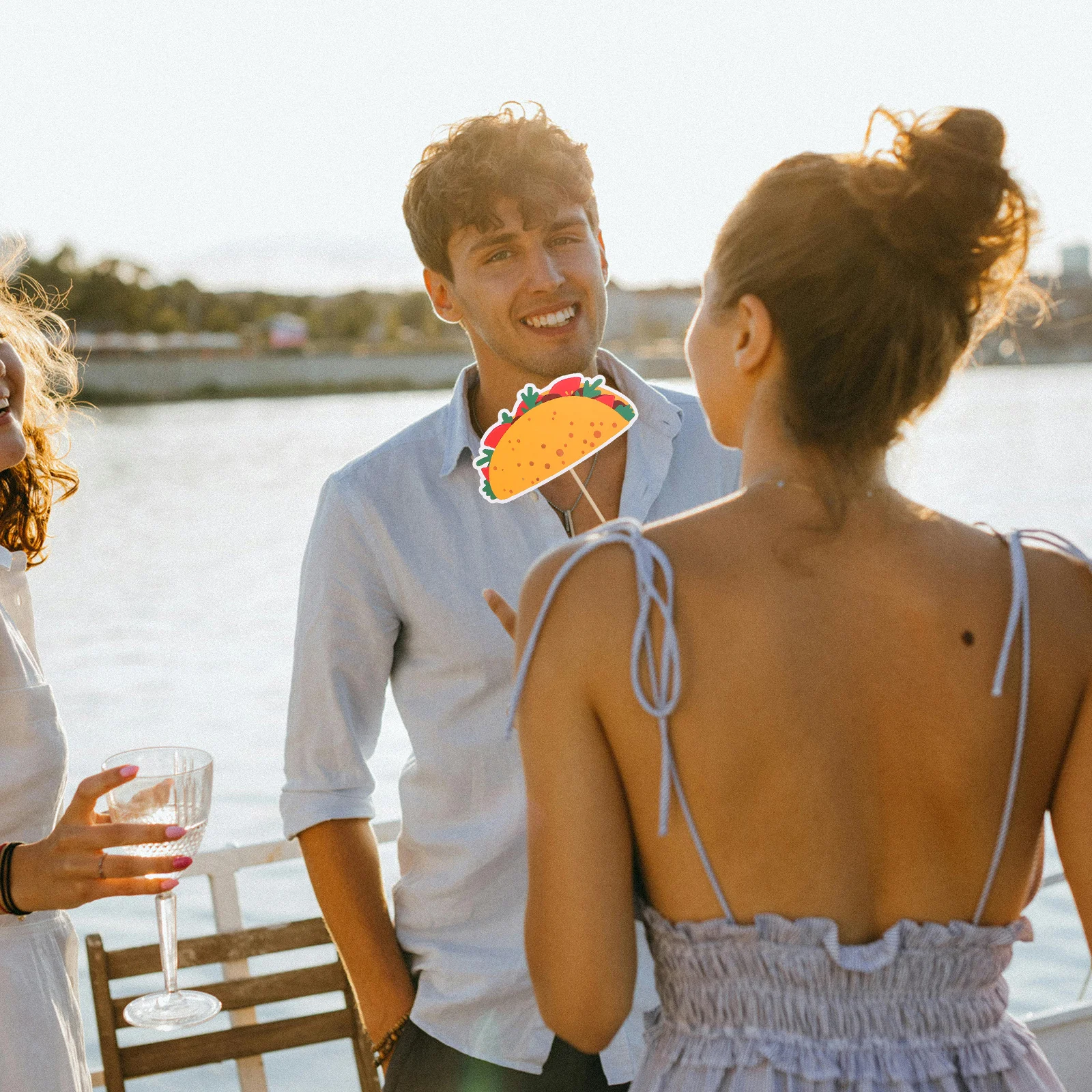 

9Pcs Hats Mustaches Props Mexican Carnival Party Decoration Supplies Bright Festive Photo Booth Ornaments for Family Celebration