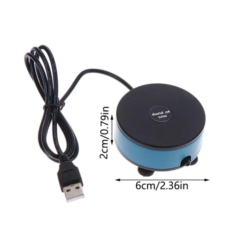 Small Oxygen Pump Air Compressor Aquarium Accessories USB Air Pump Mini Fish Tank Oxygenator Portable DC5V Air Pump