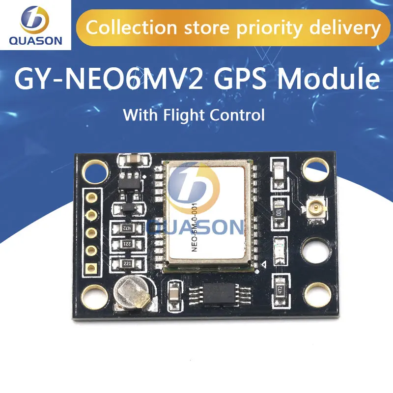 Module GPS GY-NEO6MV2 NEO-6M avec commande de vol, contrôleur EEPROM MWC APM2 APM2.5, grande antenne pour carte Arduino
