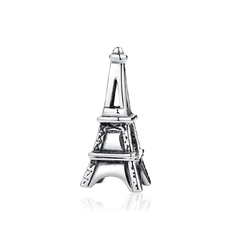 New Original 925 Sterling Silver Beads Charm Egypt Pyramid Fit  Bracelet Women DIY Jewellry Making Gift