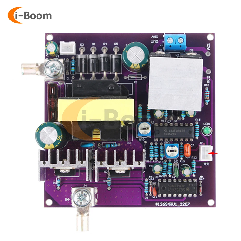 DC 12V do 220V 300W moduł Boost korygowanie falowników sinusoidalnych inwerter Boost Board zasilacz magazynowanie energii