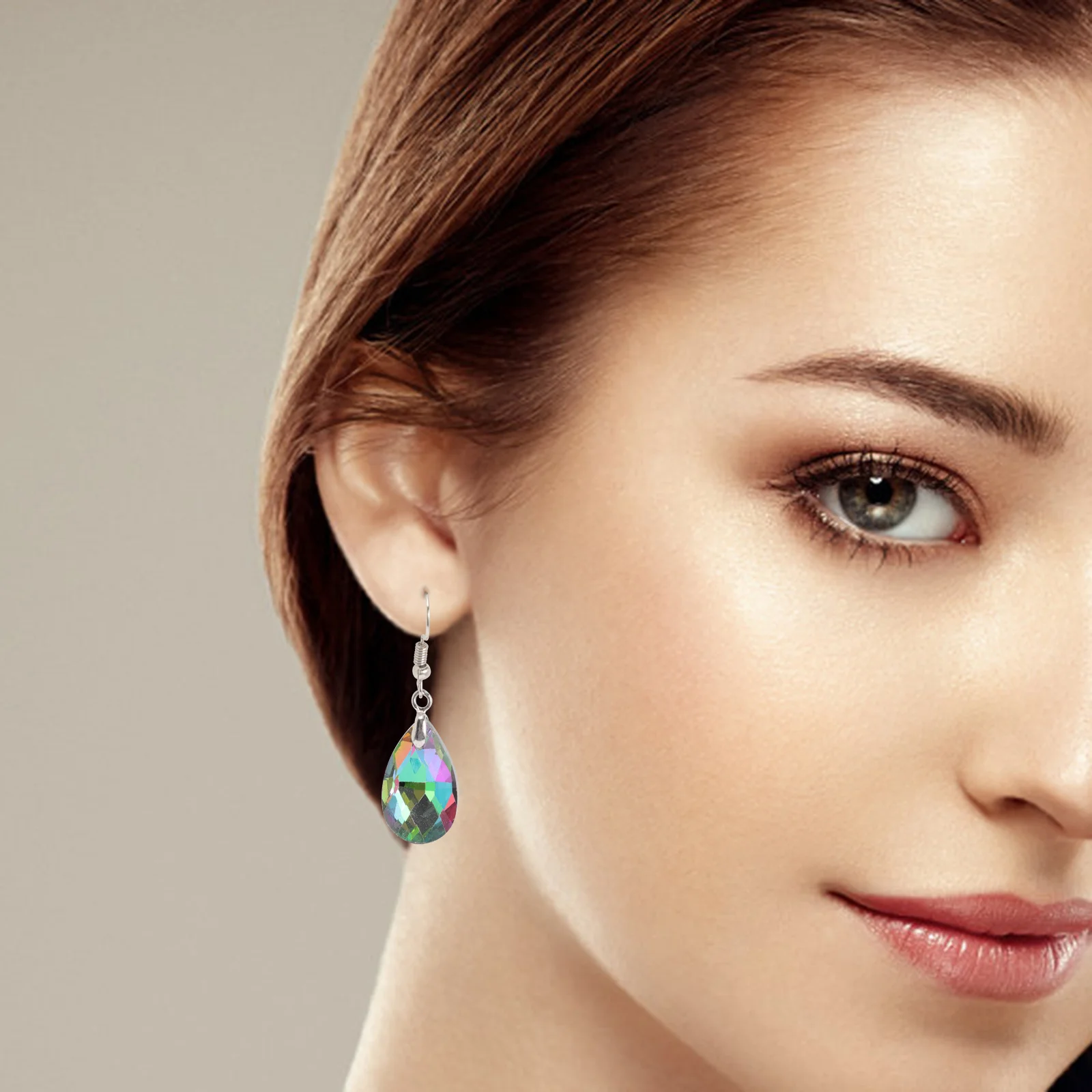 

12Pairs Crystal Earrings Fashion Dangle Ear Accessories for Women Comfortable Wear Crystal Earrings Ear Dangle