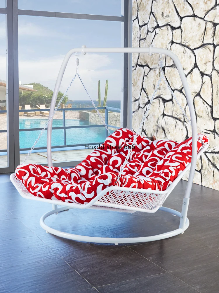 Outdoor Swing Hanging Chair Balcony Adult Metal Design Shaker