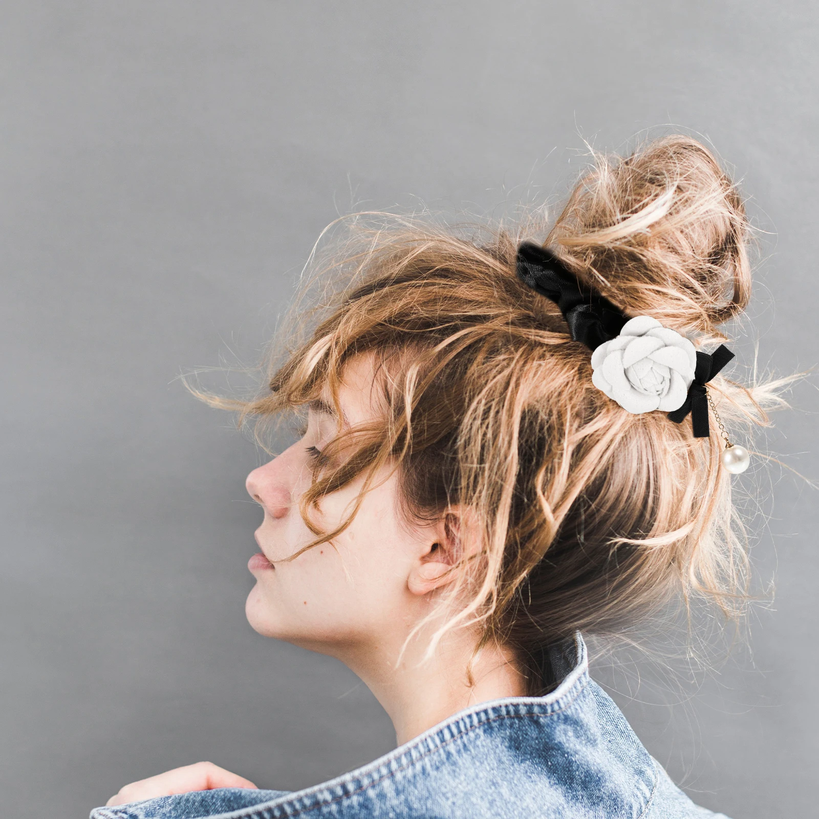 

Hair Rope Scrunchy Accessory Cloth Ring Ribbons Durable Premium Material Long Use Suitable Occasions Eye Catching