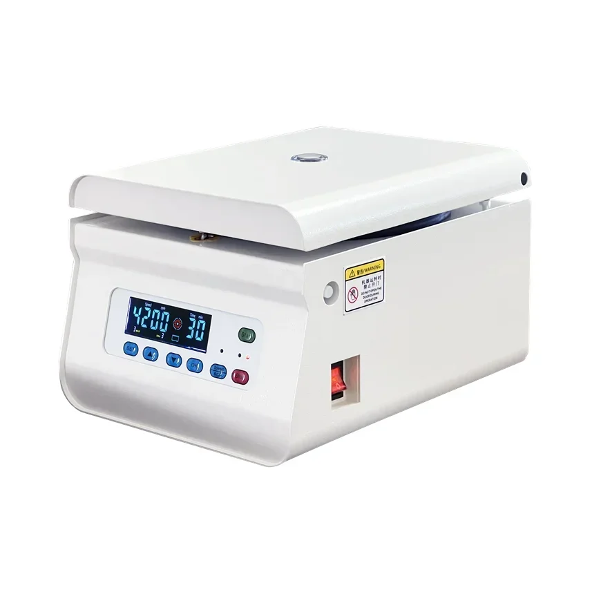 

Tabletop small size metal case 4200rpm 8~12tubes Low Speed Clinical and Laboratory Centrifuge