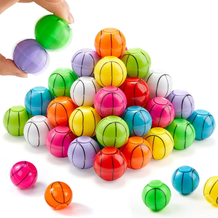 36 Pack Fidget Spinner Bertema Bola Basket untuk: Mainan Penghilang Stres yang Menyenangkan dan Edukatif, Ideal untuk Hadiah Pesta Ulang Tahun dan Kelas