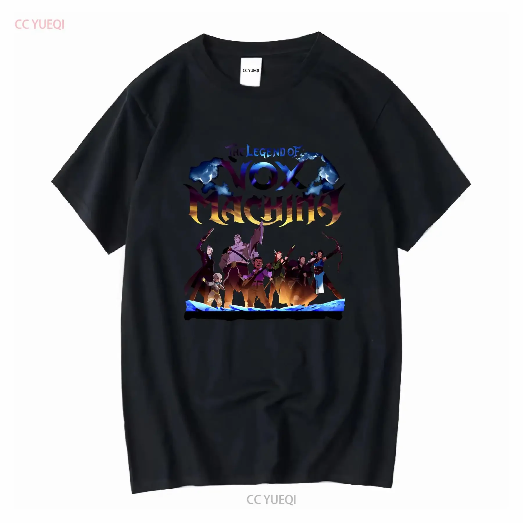 Legend of vox machina T Shirt vintage Washed designer clothes Slightly Stretched Soft graphic streetwear Unisex Comfortable