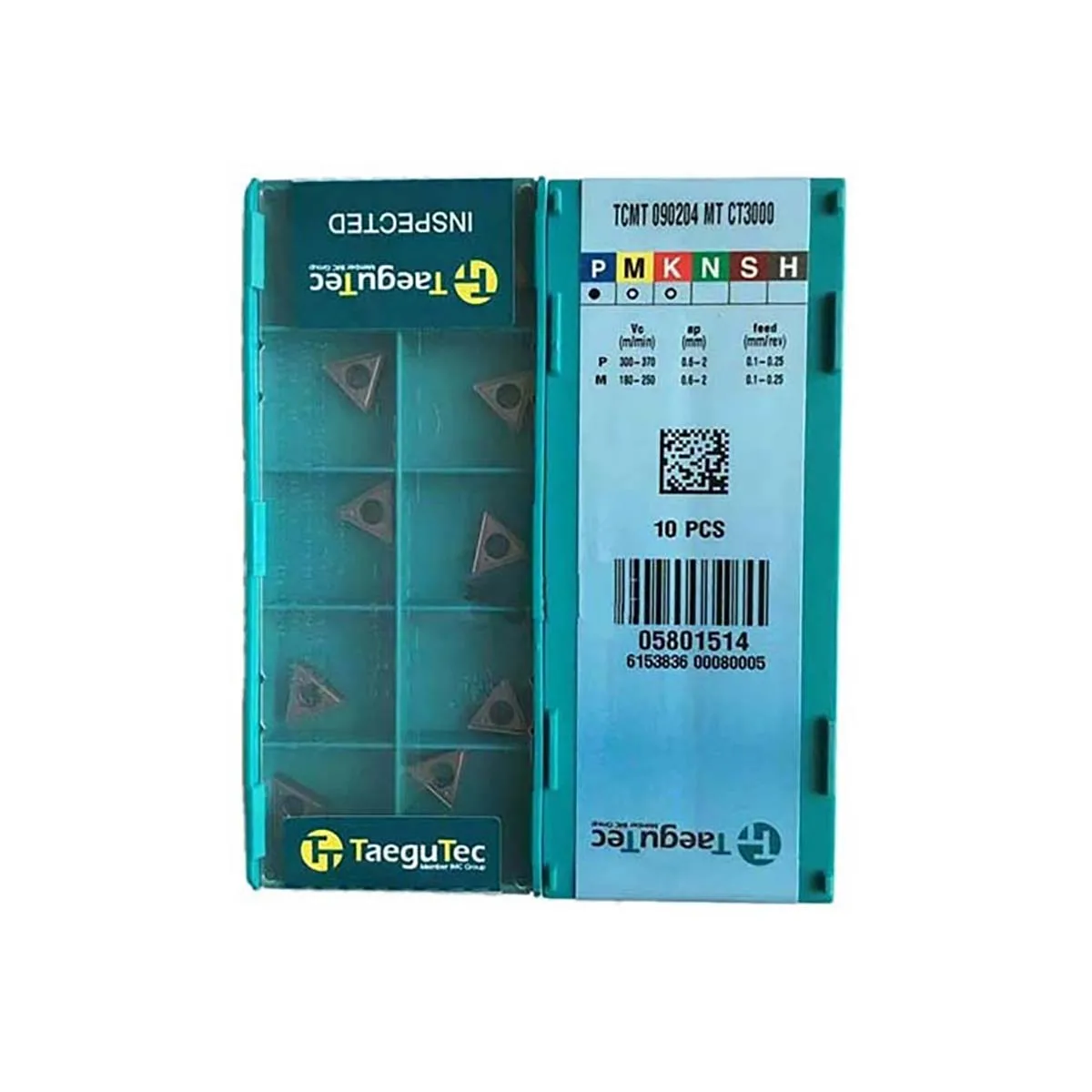 TaeguTec 100% الأصلي TCMT TCMT16T308 TCMT16T304 TCMT110202 TCMT110208 TCMT090204 TCMT110204 متوسطة كربيد تحول إدراج