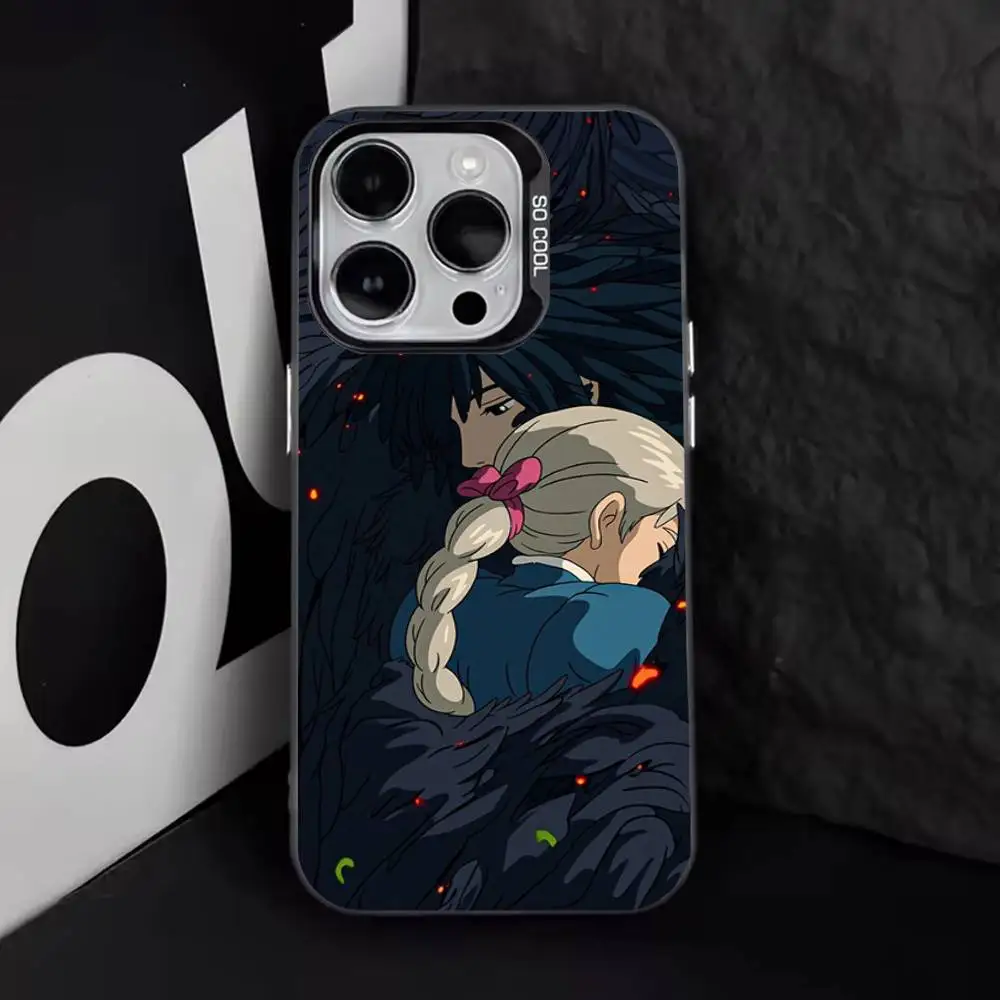 حافظة هاتف H-Howl Anime s-Sophie لهاتف iPhone 17,16,15,14,13,12,11,Pro,Max,Plus,E,Air,غطاء بلاستيكي صغير